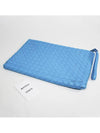 Intrecciato Large Clutch Bag Blue - BOTTEGA VENETA - BALAAN 7