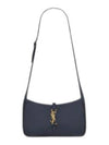 5 A 7 Regenerated Nylon Shoulder Bag Navy - SAINT LAURENT - BALAAN 4