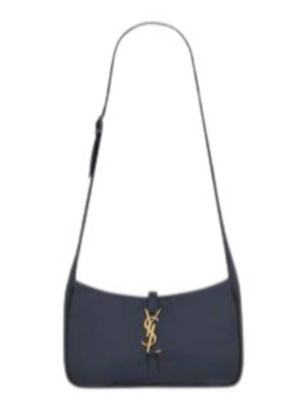 5 A 7 Regenerated Nylon Shoulder Bag Navy - SAINT LAURENT - BALAAN 4