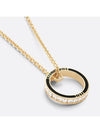 Night Code Crystal Necklace Gold - DIOR - BALAAN 3