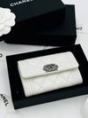 Women s Card Wallet White A80603 - CHANEL - BALAAN 2