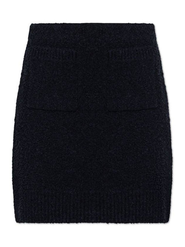 Bottega Veneta Skirt With Pockets, Women's, Navy Blue - BOTTEGA VENETA - BALAAN 1