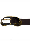 Vintage Buckle Belt Dark Brown - DOLCE&GABBANA - BALAAN 4