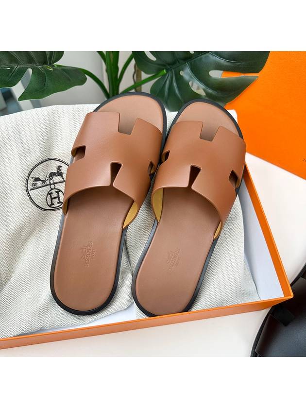 Izmir Sandal Calfskin & Noir - HERMES - BALAAN 4