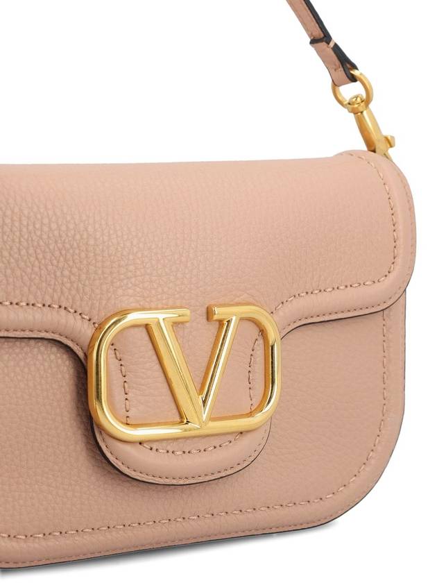 Alltime Soft Grain Calfskin Shoulder Bag Pink - VALENTINO - BALAAN 5