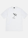 Martini T shirt 24F1905074 White - STUSSY - BALAAN 1