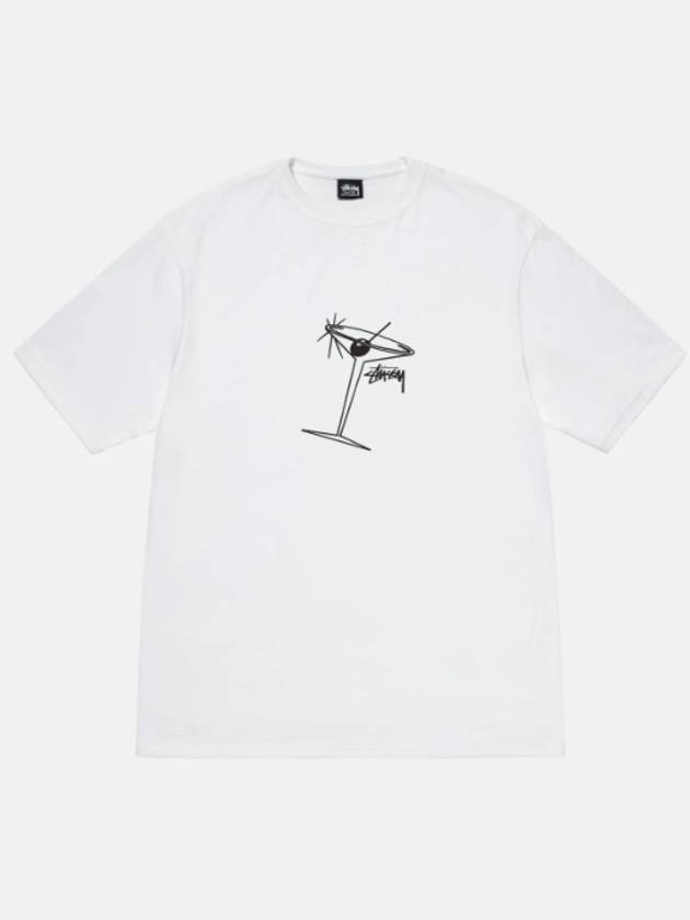 Martini T shirt 24F1905074 White - STUSSY - BALAAN 1