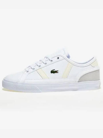 Shoes Sneakers Running Sideline Pro ABC WHT LT GRY - LACOSTE - BALAAN 1