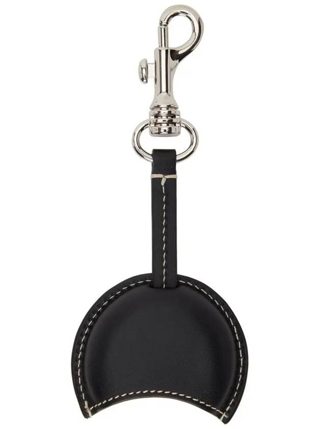 Amber Amber logo debossed case leather key holder key ring black - A.P.C. - BALAAN 2