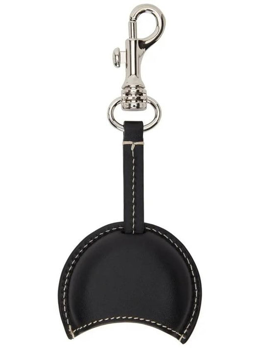 Amber Amber logo debossed case leather key holder key ring black - A.P.C. - BALAAN 2