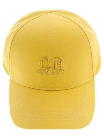 Company Gabardine Embroidered Logo Ball Cap - CP COMPANY - BALAAN 1