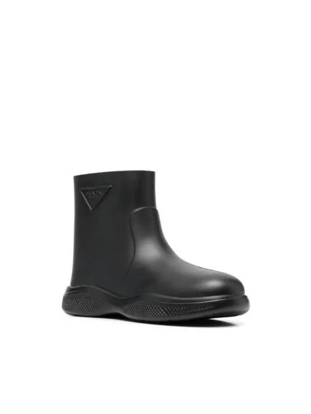 embossed logo ankle boots black - PRADA - BALAAN 3