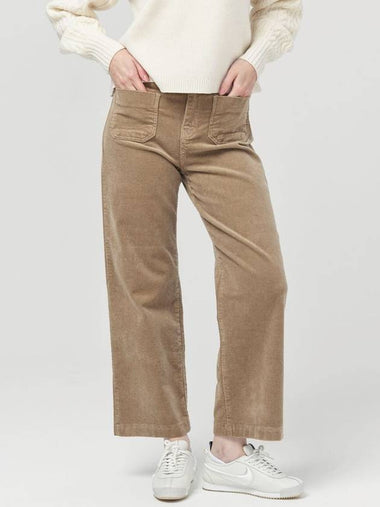 Doyou Know MC Women s Cotton Span Corduroy Cozy Pocket Camel Beige Inner Raised 9 4 Pants DO6242PT24 - DOYOUKNOWMC GOLF WEAR - BALAAN 1