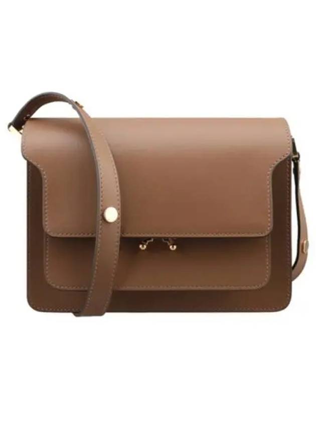 Trunk Medium Shoulder Bag Brown SBMPN09NO1 LV589 - MARNI - BALAAN 1