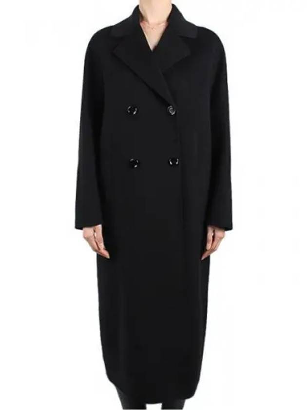 S Women Wool Coat Black CAPI 013 271232 1119083 - MAX MARA - BALAAN 1