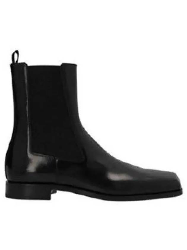 Brushed Chelsea Boots Black - PRADA - BALAAN 2