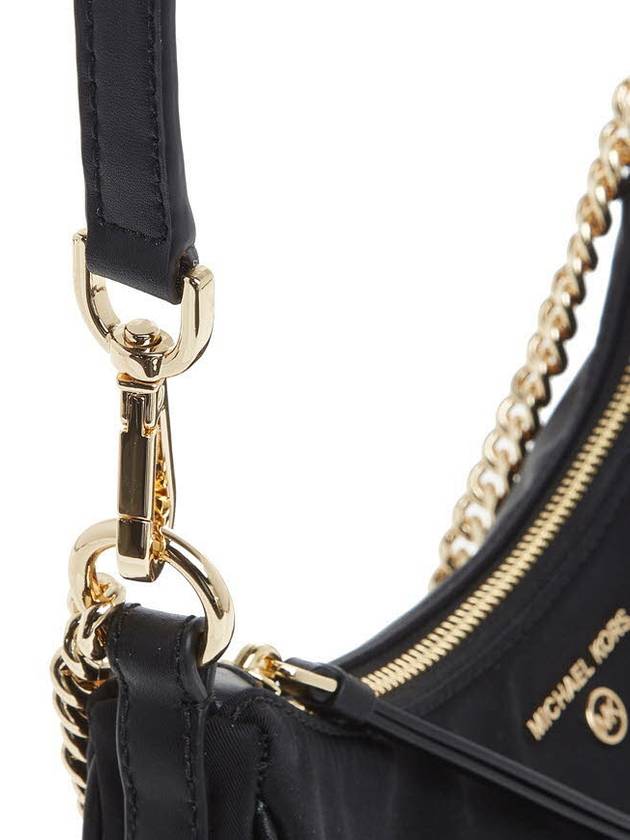 Jet Set Charm Medium Logo Shoulder Bag Black - MICHAEL KORS - BALAAN 10