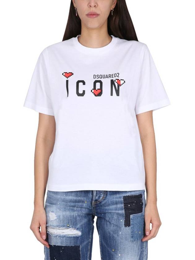 23 fw Icon Game LOVER T-Shirt S80GC0059S23009100 B0040372639 - DSQUARED2 - BALAAN 2