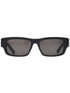 Acetate Rectangular Frame Sunglasses Black - BALENCIAGA - BALAAN 3