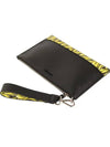 Banana Print Strap Clutch Bag Black - PRADA - BALAAN 4