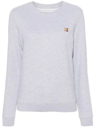 Fox Head Patch Regular Sweatshirt Grey - MAISON KITSUNE - BALAAN 2