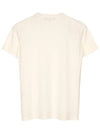 Angera Crewneck Cotton Short Sleeve T-Shirt White - LORO PIANA - BALAAN 3