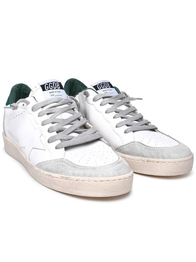 Ball Star Leather Low Top Sneakers White - GOLDEN GOOSE - BALAAN 3