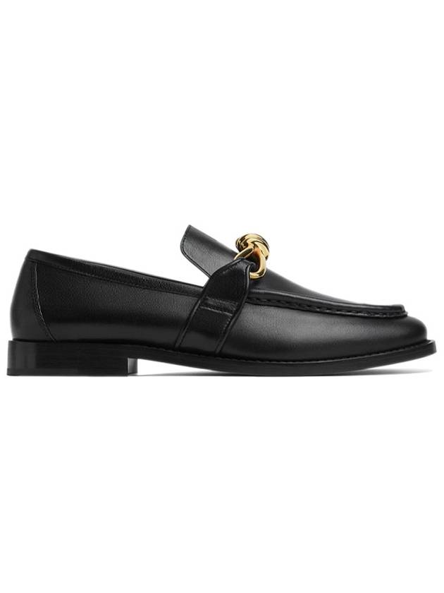 Astaire Leather Loafers Black - BOTTEGA VENETA - BALAAN 2