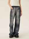 Digital Printing Denim Jeans Dark Grey - GOCORI - BALAAN 1