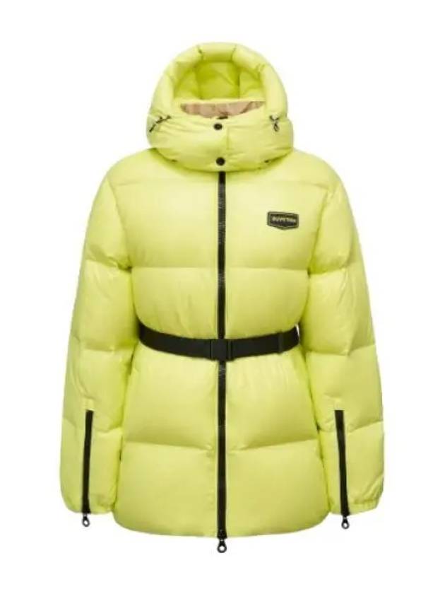 Aloro yellow women s outerwear padding - DUVETICA - BALAAN 1