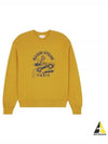 Maison Kitsune Racing Fox Comfort Sweatshirt Mustard - MAISON KITSUNE - BALAAN 2