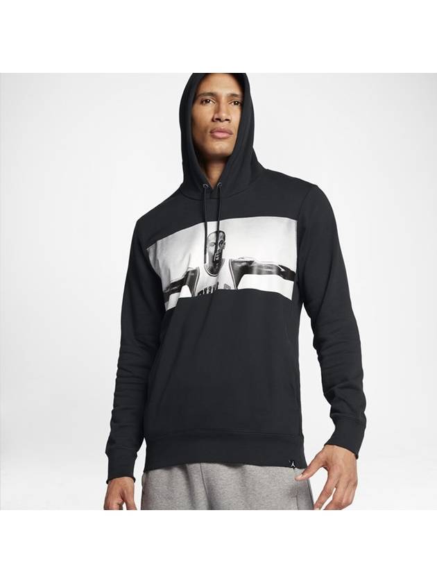 01886838010JordanLegend Flight Hooded TshirtBlack - NIKE - BALAAN 4