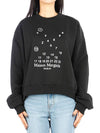 Women's Numbering Logo Print Cotton Sweatshirt Black - MAISON MARGIELA - BALAAN 2