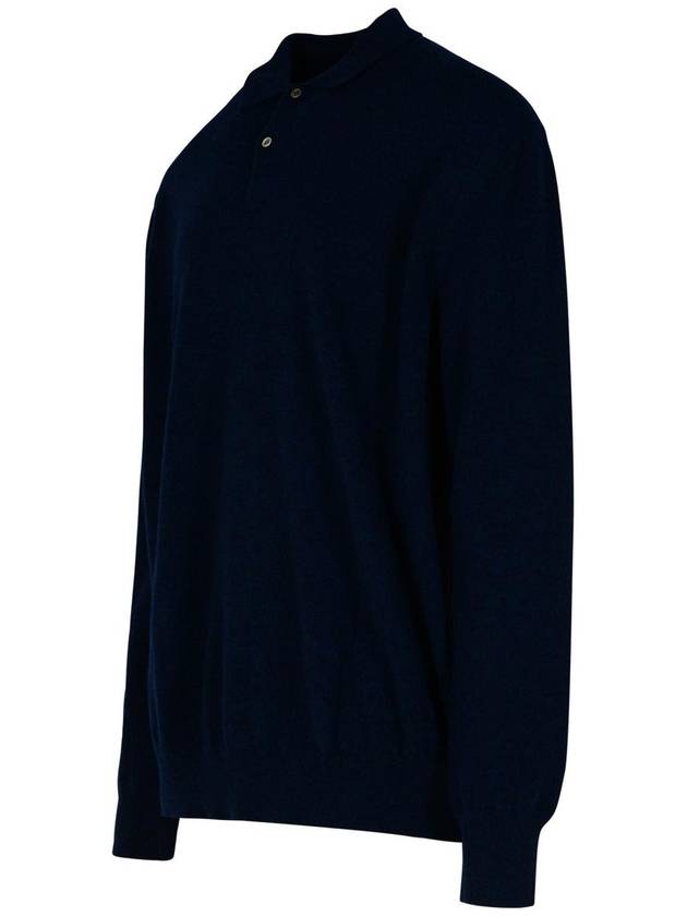 Comme Des Garçons Navy Wool Sweater - COMME DES GARCONS - BALAAN 2