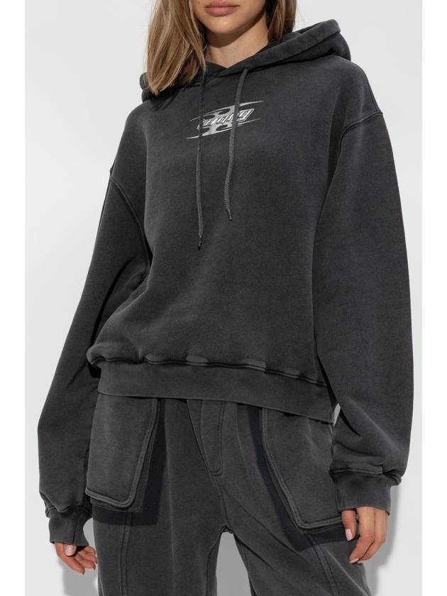 T By Alexander Wang Hoodie, Women's, Grey - ALEXANDER WANG - BALAAN 3