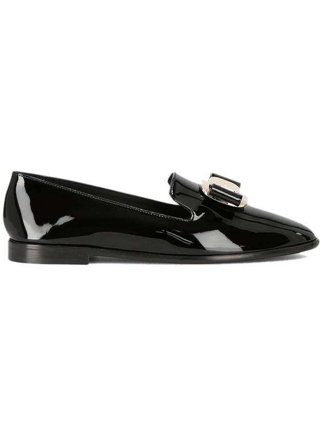 New Vara Plate Loafers Black - SALVATORE FERRAGAMO - BALAAN 1