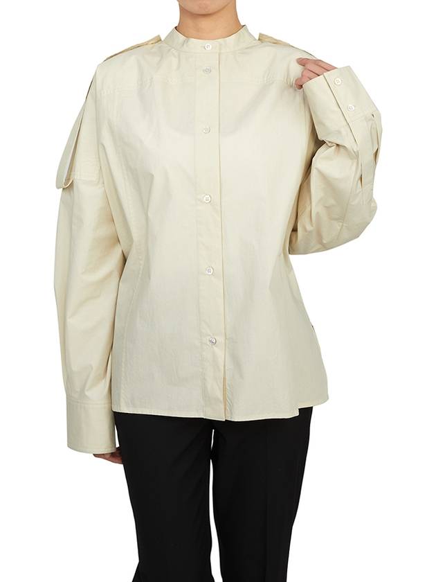 Women's Shirt NEPTUNE SNW 1109 DOVE - STUDIO NICHOLSON - BALAAN 5