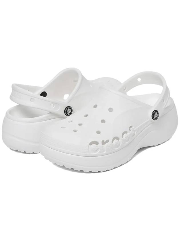 Women's Baya Platform Clog White 208186 100 - CROCS - BALAAN 5