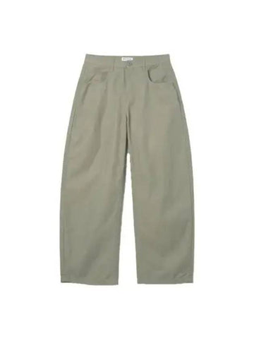 Milo Archive Reflect Curved Chino Pants Olive Gray - MILLO ARCHIVE - BALAAN 1