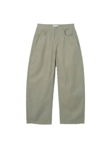 Milo Archive Reflect Curved Chino Pants Olive Gray - MILLO ARCHIVE - BALAAN 1