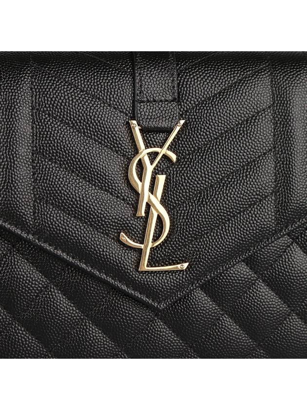 Cassandre Monogram Chain Cross Bag Black - SAINT LAURENT - BALAAN 8