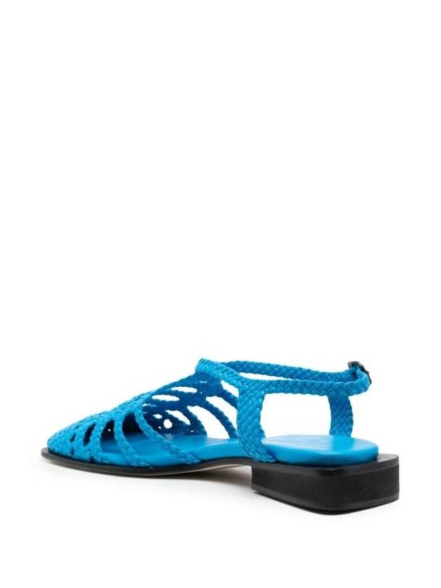 Varana Leather Sandals Blue - HEREU - BALAAN 4