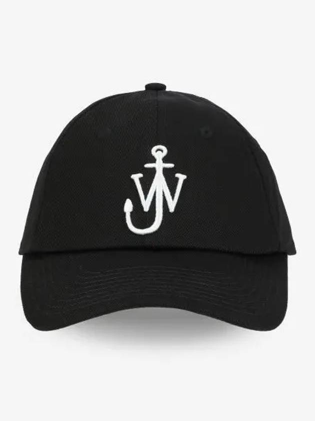 Logo Cotton Canvas Ball Cap Black - JW ANDERSON - BALAAN 2