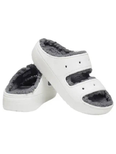 Classic Cozzzy Slippers Cray White - CROCS - BALAAN 2