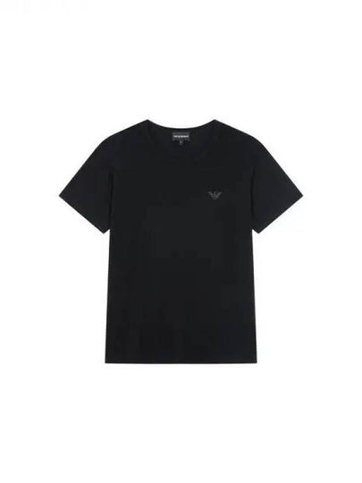 Women s Soft Easy Logo T Shirt Black 271222 - EMPORIO ARMANI - BALAAN 1