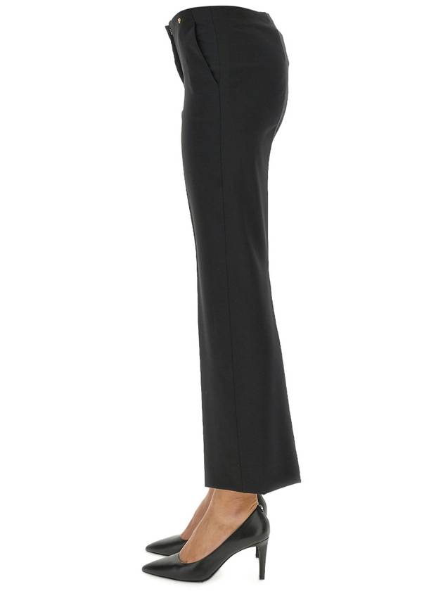 Women's Straight Pants Black - VERSACE - BALAAN 4