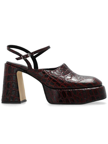 Miista Heeled Shoes Ceri, Women's, Burgundy - MIISTA - BALAAN 1