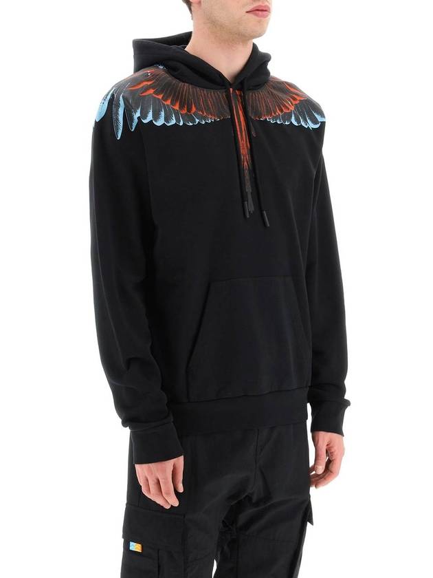 Icon Wings Hood Black - MARCELO BURLON - BALAAN 3