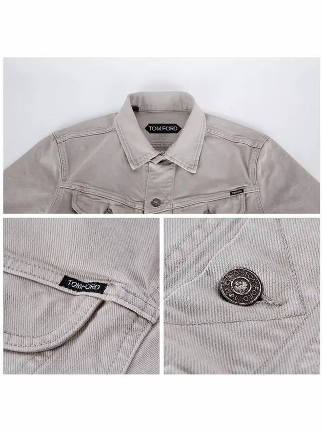 Cotton Jacket Grey - TOM FORD - BALAAN 6