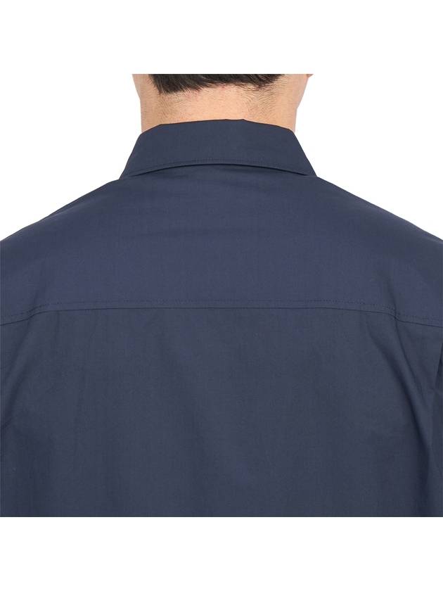 Edouard Long Sleeve Shirt Navy - A.P.C. - BALAAN 10